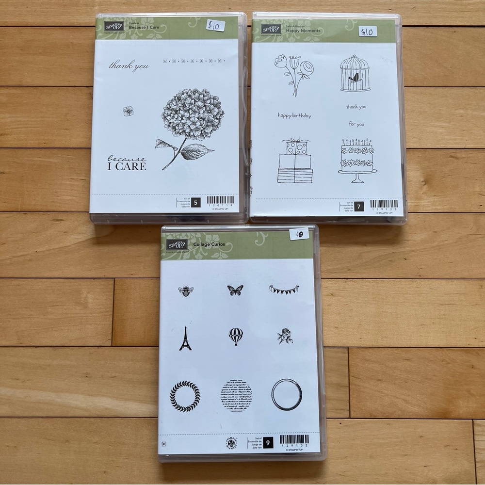 Lot of Stampin’ Up stamp sets